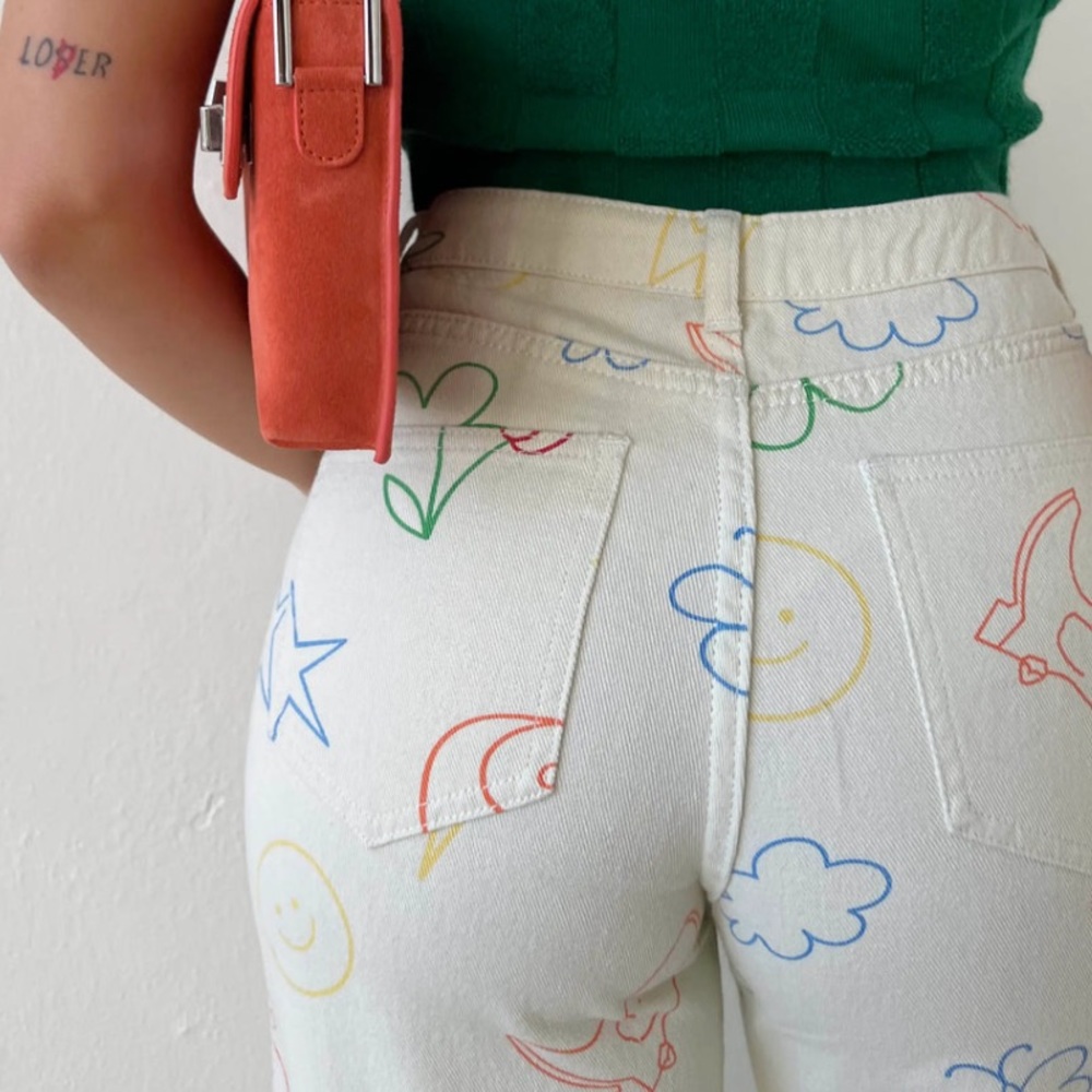 Wildflower Boutique Disco Cowgirl Wide Leg Jeans